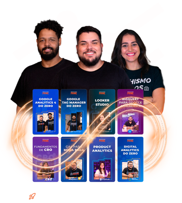 Professores e cursos da Métricas Boss Prime