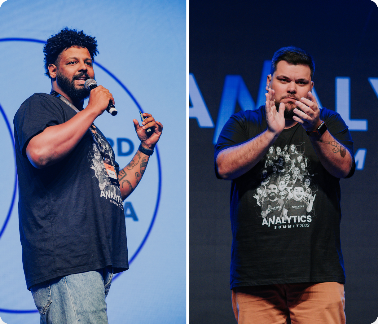 Palestrando Lucian Fialho e Gustavo Esteves